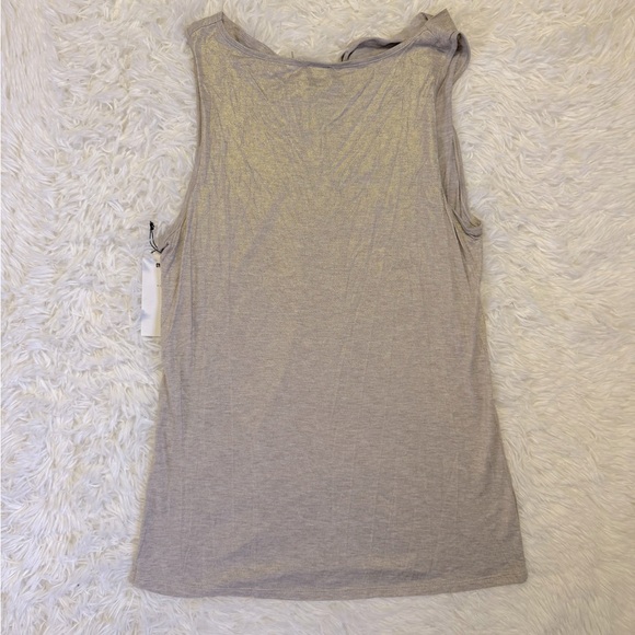 Ecru Cream Tank Top Cream Slouchy Tank Tank Top Business Casual Tank Top - Picture 5 of 5